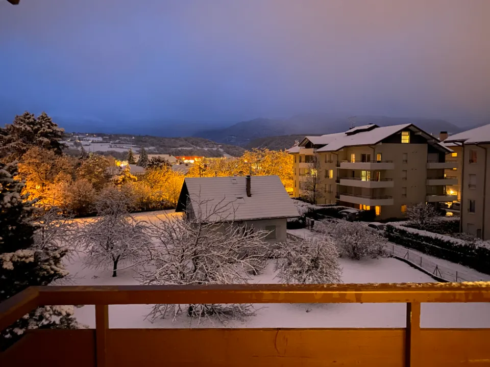 Appartement vendu à Thonon-les-Bains – vue depuis le balcon